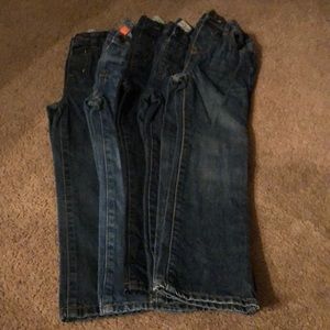 Lot of 5 children's place jeans size 5T